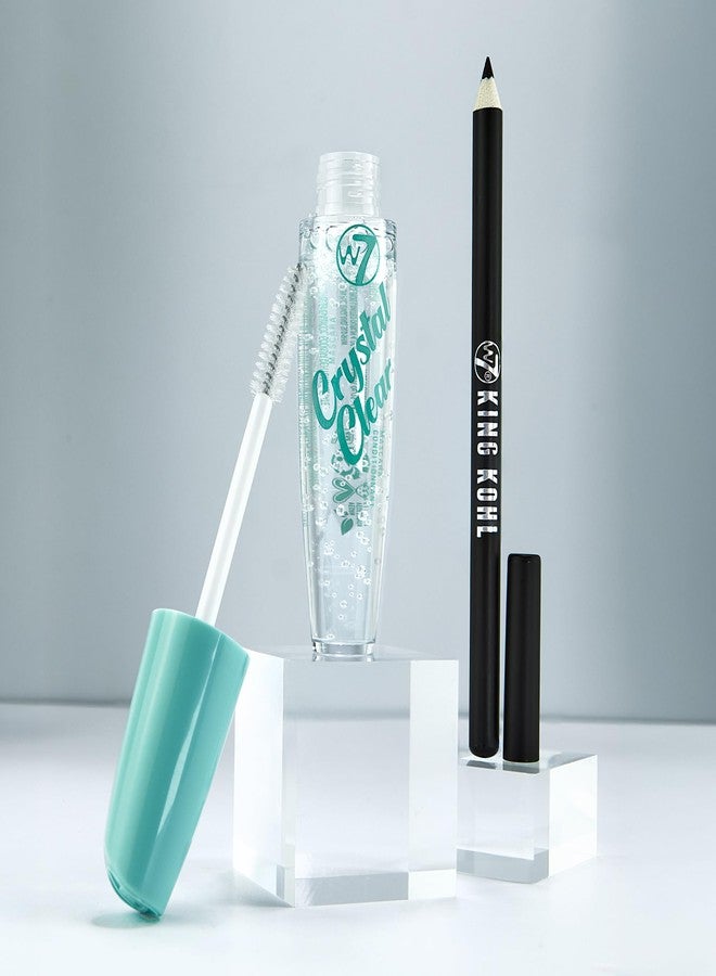 W7 Crystal Eyes Duo Gift Set - Crystal Clear Mascara & Pencil Eyeliner - Eye Makeup Duo - Stocking Stuffer - Image 2